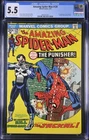 Amazing Spider-Man #129 CGC FN- 5.5 Off White to White 1st App Punisher!