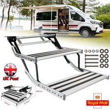Drop Down Double Step (Manual Aluminium Motorhome Pull Out Folding Platform)