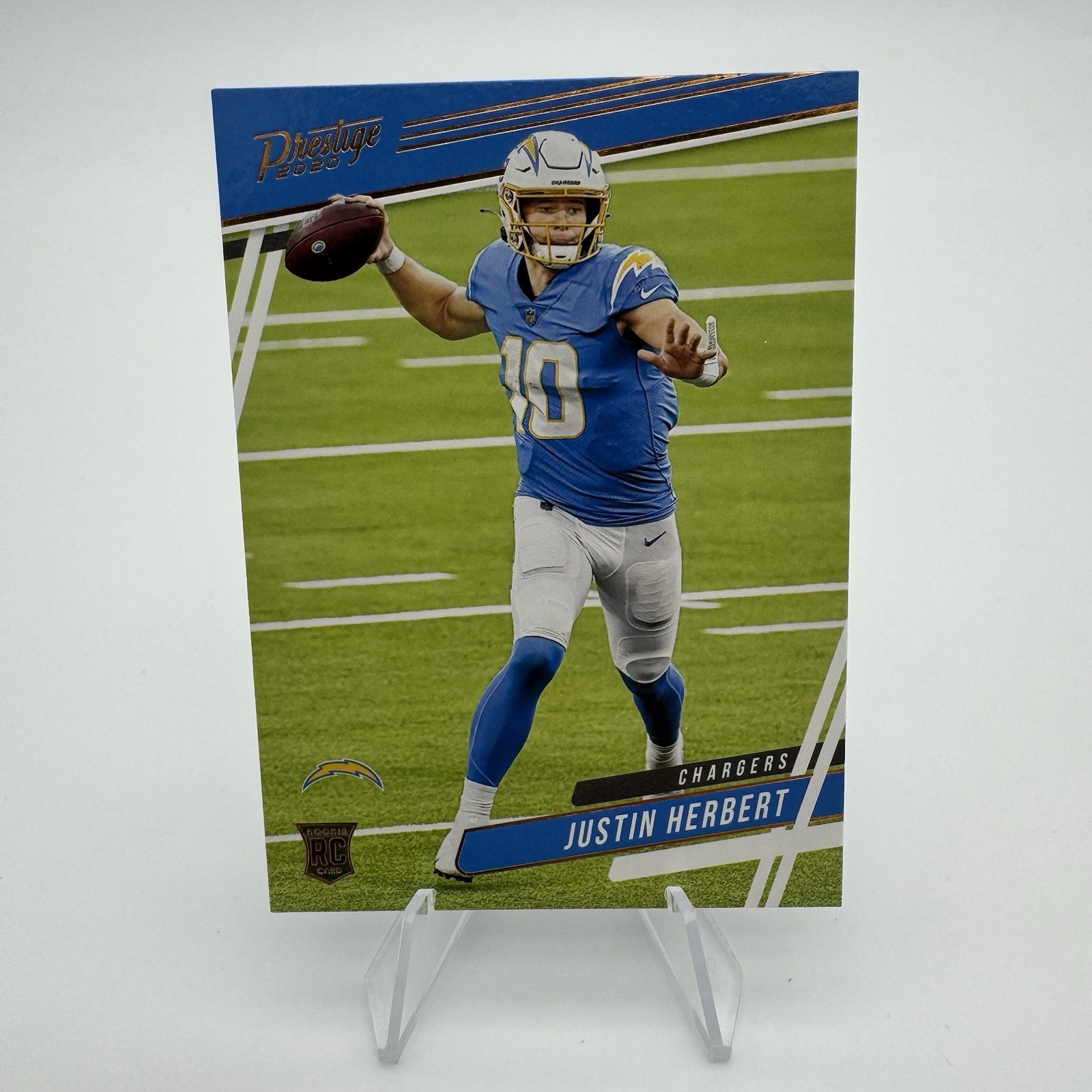 2020 Panini Chronicles #303 Justin Herbert Prestige Rookies Update RC Chargers