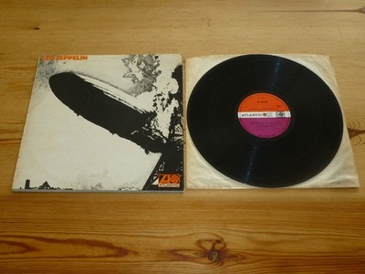LED ZEPPELIN I / 1 VINYL ALBUM RECORD LP 1st ORANGE LETTER PRESS A1 PLUM LABEL