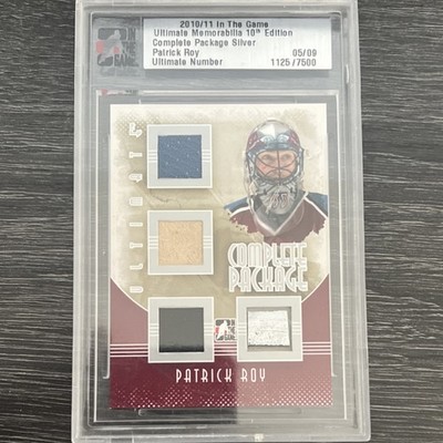 2010/11 In The Game Ultimate Mem Complete Package Silver Patrick Roy #05/09 Col…