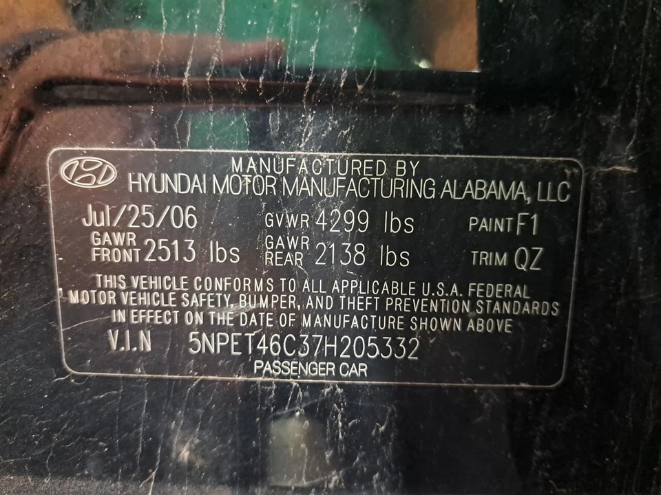 Cilindro maestro de freno 2007 Sonata Sku#4197015 Foto 2 de 4