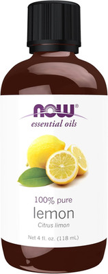 Lemon Essential Oil, Cold Pressed, 100% Pure, 4-Ounce