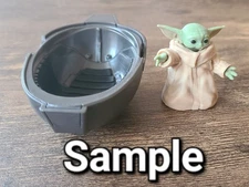 Star Wars Grogu & Hover Pram Action Figure 6" Disney Hasbro Baby Yoda