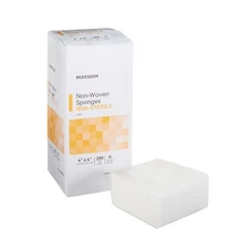 McKesson 4-Ply Non-woven Gauze Sponge NonSterile 4 x 4" 5 Pack(s) 200  per Pack