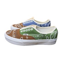 Vans Women's Authentic Peace Paisley Patchwork Sneakers Size 8