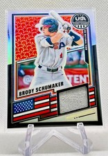 2026 Panini USA Stars & Stripes Brody Schumaker USA Materials Silver #USA-BS