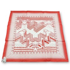 HERMES Carre 55 Silk 100 Scarf Multicolor Authentic G1207951