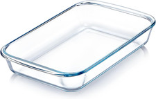 1.5 QT Glass Baking Dish for Oven, (Single Serving) Glass Pan for Cooking Dish C