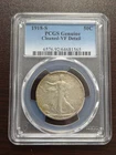 1918-S Liberty Walking Half Dollar PCGS VF Detail San Francisco
