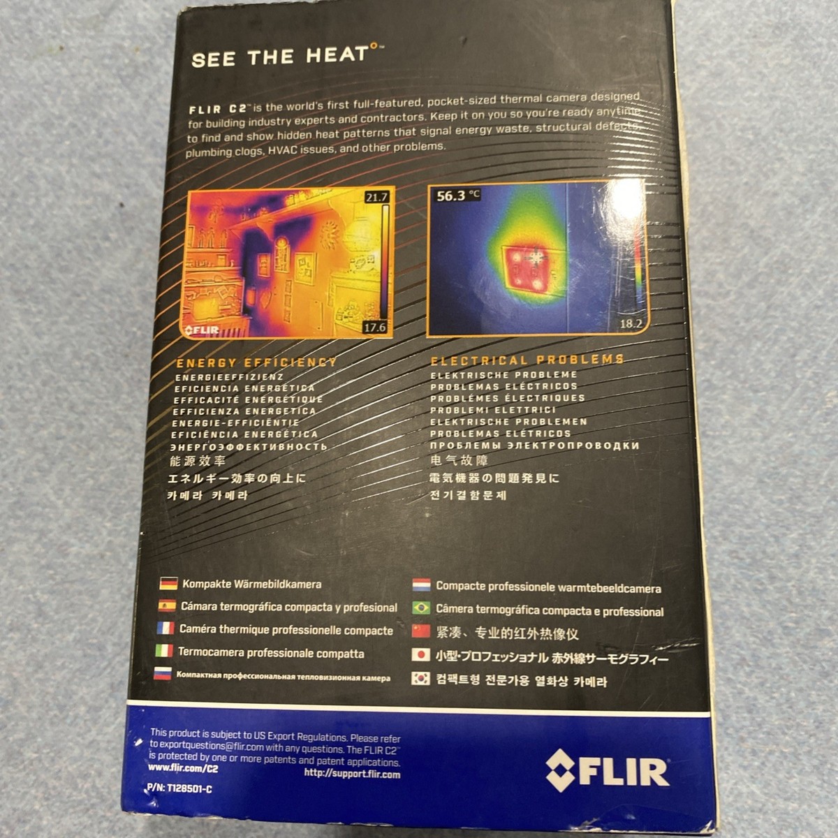 FLIR C2 Compact Thermal Imaging System - Gray for sale online | eBay