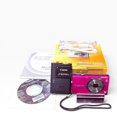 Canon PowerShot A2300 Pink Kompakt-Digitalkamera getestet funktioniert Japan