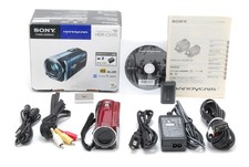  MINT in Box  Sony HDR-CX170 Red HandyCam HD Digital Video Camera from Japan
