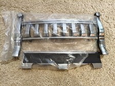 Kinder Revolution Gas Fire front surround fret grate. Vegas Antique Chrome 16"