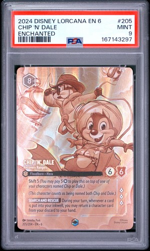 Chip 'n' Dale - Recovery Rangers graded PSA 9 for sale on eBay