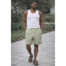 Playboy by Pacsun Swim Trunks medium Tan swim trunks