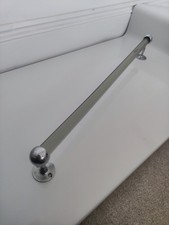 Vintage Glass Towel Rail Possibly 1930's