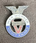 WW2 US MILITARY HOME FRONT War Worker Pin - Sterling