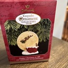 Hallmark Keepsake Ornament Happy Christmas to All Santa & Sleigh KOC Club 1997 — photo 1