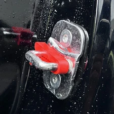 4pcs Universal Car Door Lock Damper Buffer Seal Shock-Absorbing Pad Accessories