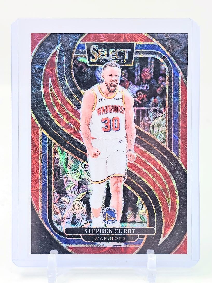 STEPHEN CURRY 2024-25 SELECT PREMIER LEVEL RED SCOPE WARRIORS /249 Q6004