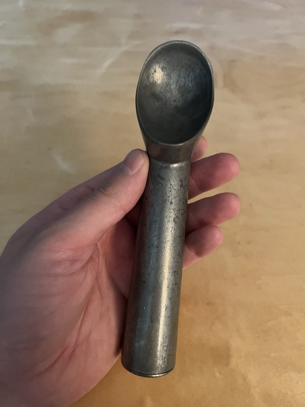 Vintage Aluminum Heat-Conductive Ice Cream Scoop-Self Defrosting Handle, Mcm Kit