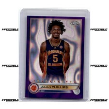 2022 Topps Chrome McDonald's A/A - Purple Lava #54 Julian Phillips Rookie /299