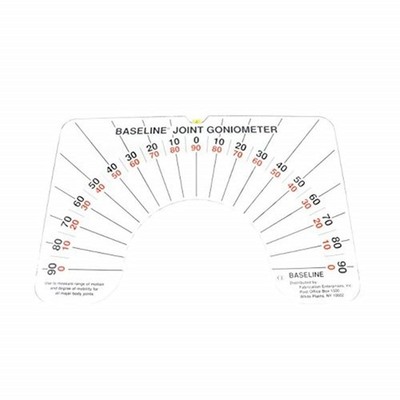 Baseline 12-1076 Large Joint Arthrodial Protractor Goniometer, Cervical Rotat...