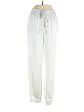 Badgley Mischka Women Silver Casual Pants XS