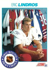 1991-92 Score Canadian English #329 Eric Lindros Philadelphia Flyers