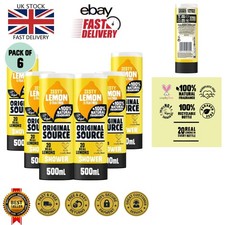 Revitalizing Lemon Tea Tree Shower Gel, -Friendly Pack of 6 x 500ml Bottles 6.66 per litre