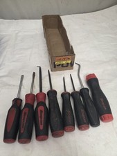 8pc Snap-on Screwdriver Pick Hook Awl Hand Tool Set Lot-1476 8pc Snap-on Screwdriver Pick Hook Awl Hand Tool Set Lot-1476