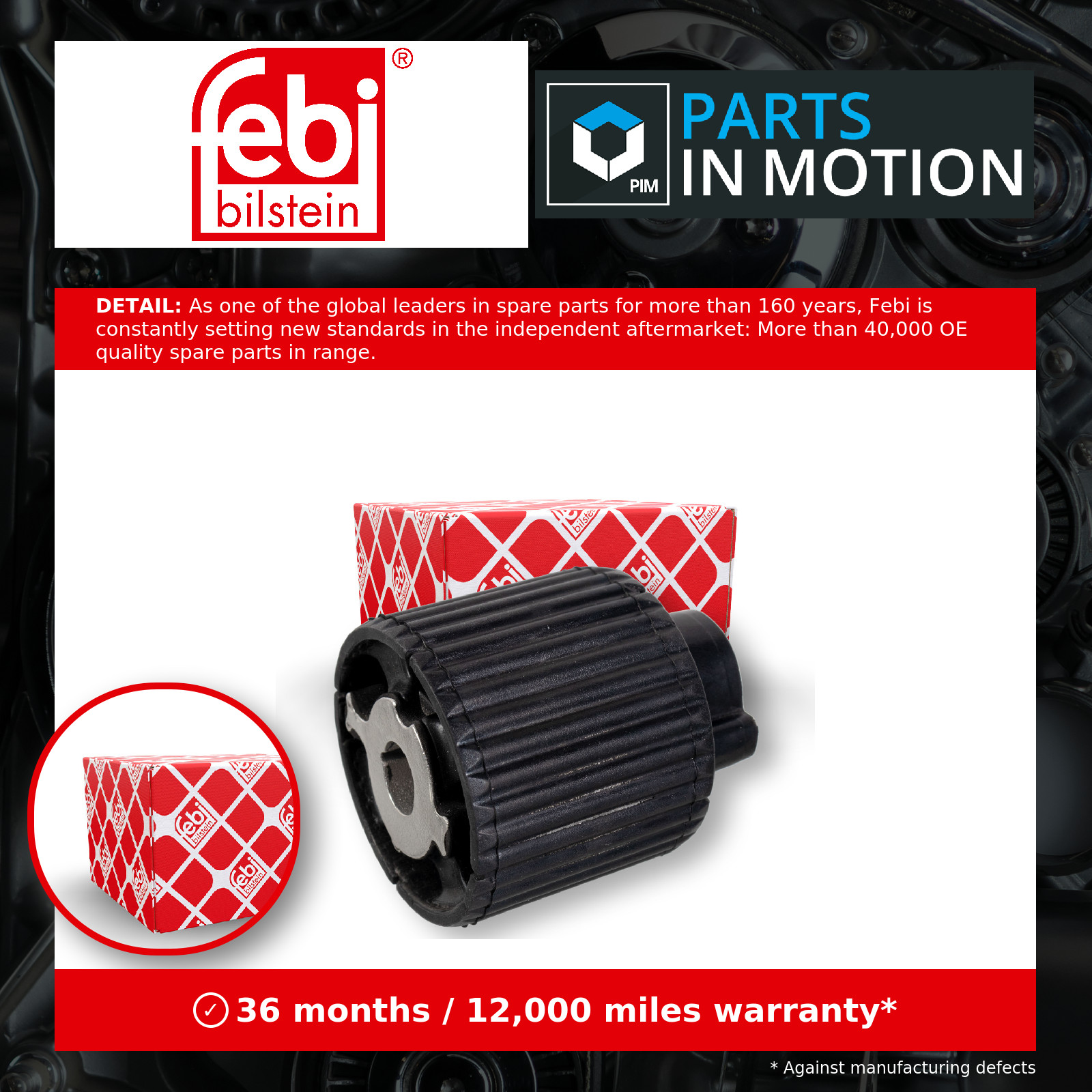 4x ✅Fits FEBI 180299 BUSHING AXLE BEAM REAR ⭐UK Seller⭐ - Image 8