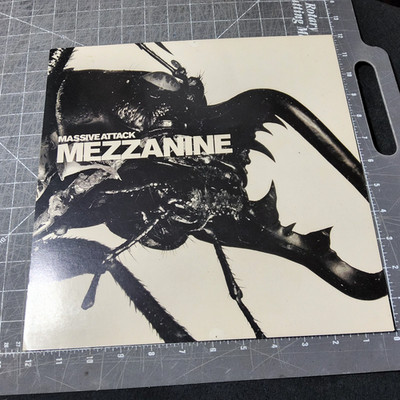Massive attack mezzanine 1998 promo flat not for sale trip hop rare electronic