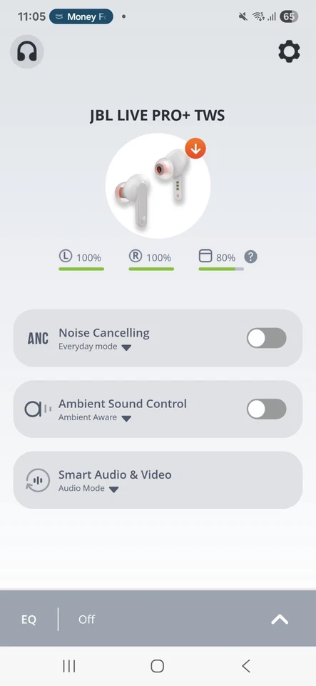 JBL Live Pro + TWS Wireless Earphones White - Image 2 of 4