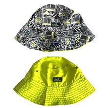 UV Skinz Kids 6 Bucket Hat Reversible Sun Protection UPF 50 Blue Green Fast Shi