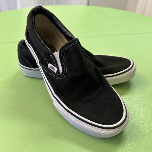 Slip On Vans "Off The Wall" Nero #508731 Uomo Taglia 7 5 Donna Taglia 9
