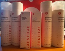 iRestore Hair Growth System For Thin Hair Shampoo, Conditioner, Serum x2