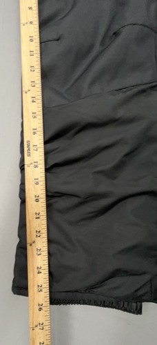 Youth Kids Snow Pants L 12/14 Black Zip Pockets Outdoor Snow Play School Travel - Picture 10 of 10