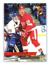 1993-94 Ultra Hockey #104 Dallas Drake Rookie RC Detroit Red Wings