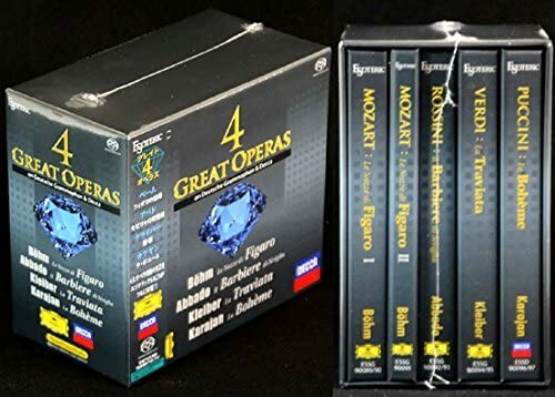 ESOTERIC SACD / CD Hybrid 4 GREAT OPERAS 9CD BOX Box set From Japan New - Picture 1 of 1