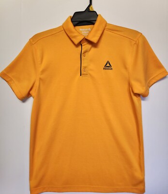 Golf Shirt Polo Reebok Orange Reebok Performance Polo Shirt Orange