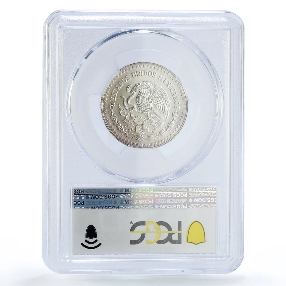 Moneda de plata México 1/4 onza Libertad Ángel de la Independencia MS69 PCGS 1997 Foto 2 de 2