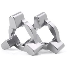 Front anodized Gabel Preload Adjusters 14mm Universal Motorrad CNC Silber