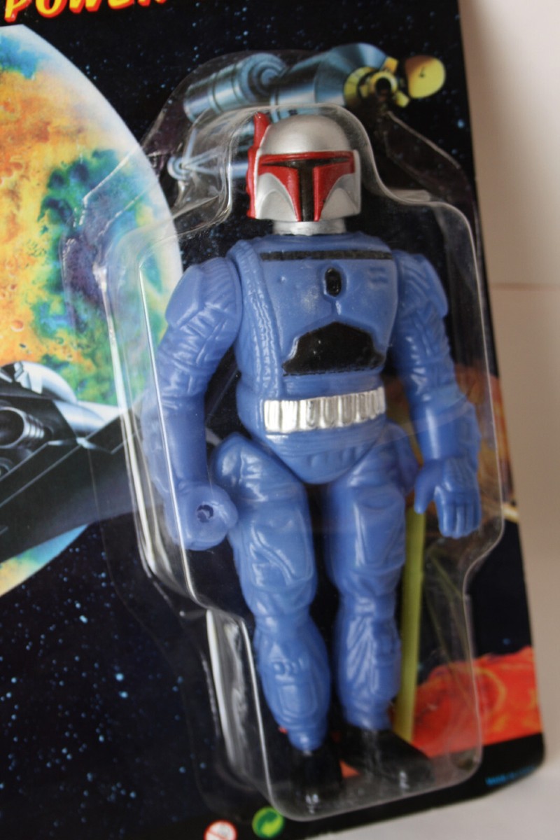 RARE VINTAGE 90'S STAR WARS BOBA FETT SPACE POWER WARRIOR KO