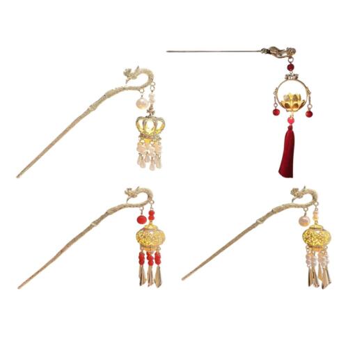 Chinese Hair Sticks, Lantern Hairpin with Light Alloy, DIY Hairstyle,