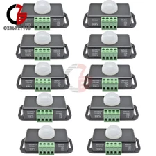 1-10PCS 8A Human Infrared PIR Motion Sensor Switch IR DC12-24V for LED Light