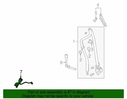 Cinturón de seguridad delantero genuino GM 2013-2016 Cadillac SRX hebilla izquierda o derecha 19300929 Foto 2 de 2