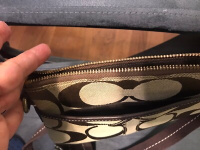 COACH ロゴ柄 ボディバッグ ブラウン Coach BAG Vintage Limited Edition C Logo Brown Crossbody Bag