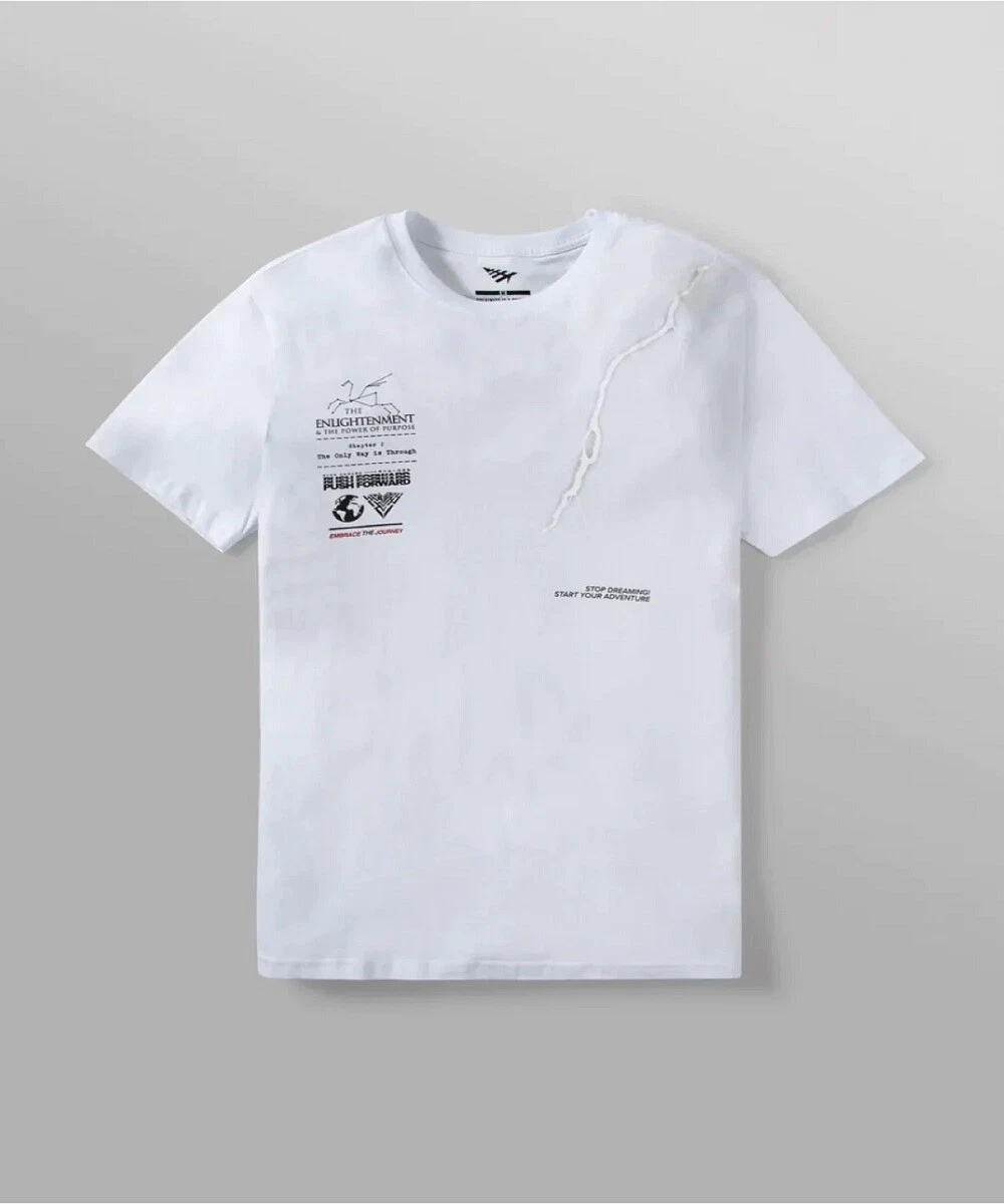 PAPER PLANE T SHIRT ENLIGHTENED WHITE